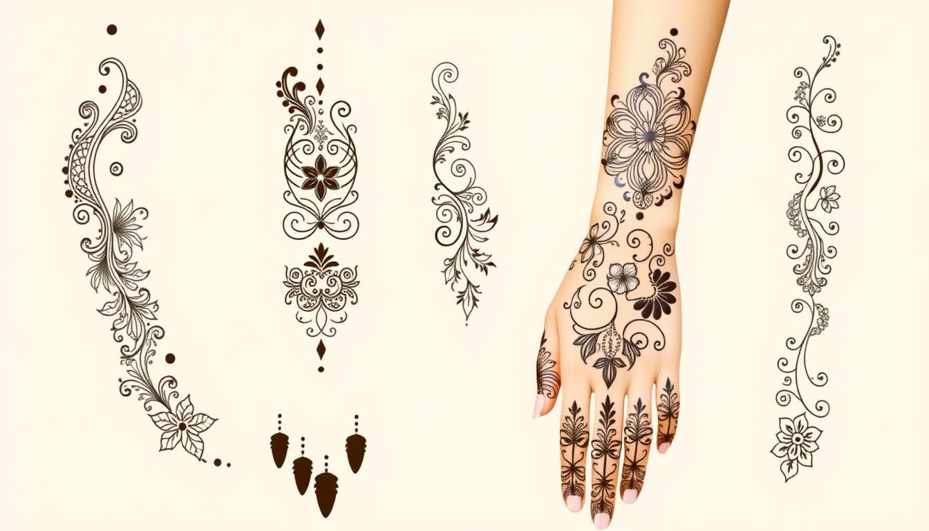 نقش حناء للعروس - أجمل 10 تصاميم عصرية سهلة التطبيق
