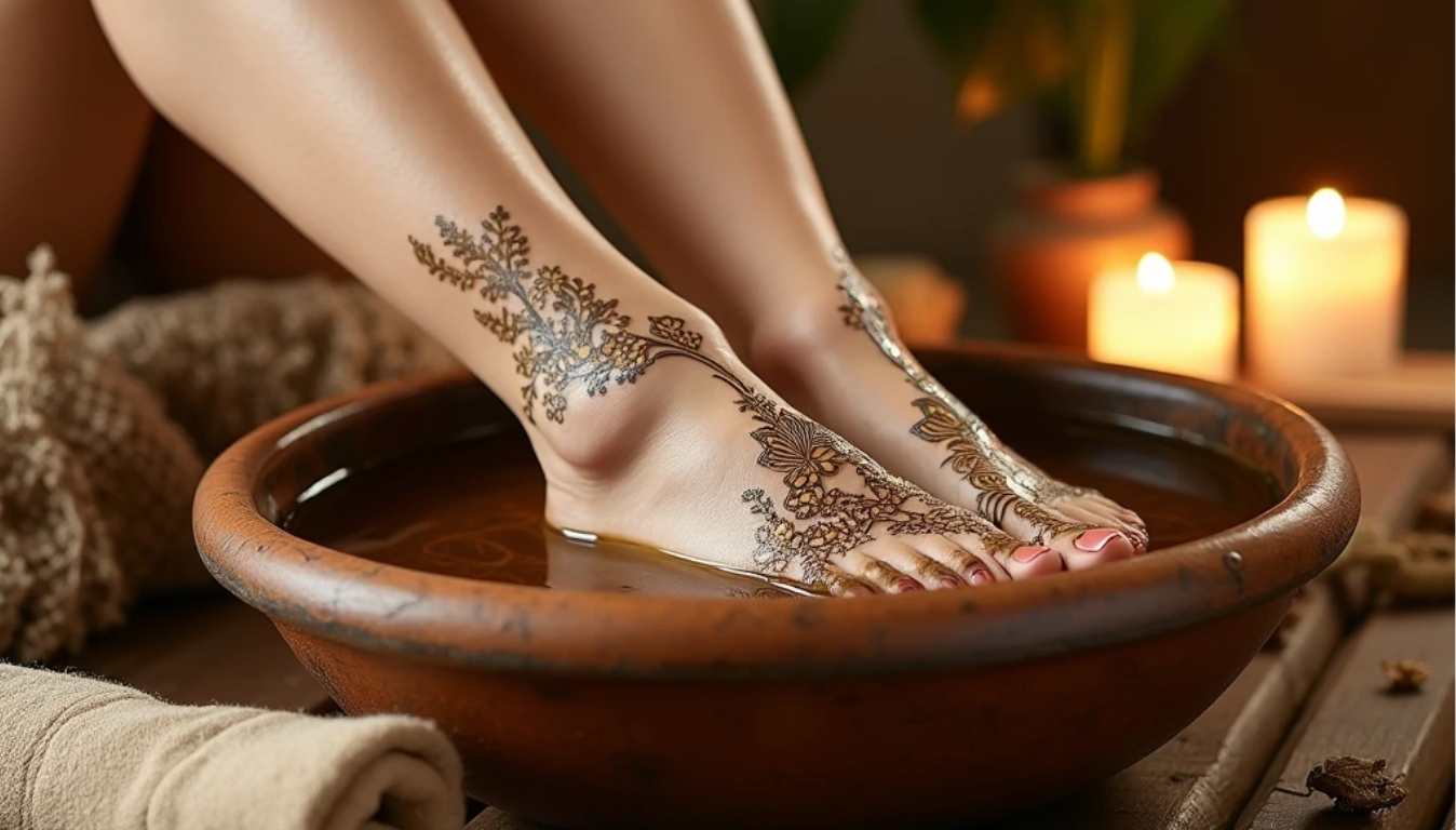 فوائد الحناء للقدمين - علاج طبيعي فعال