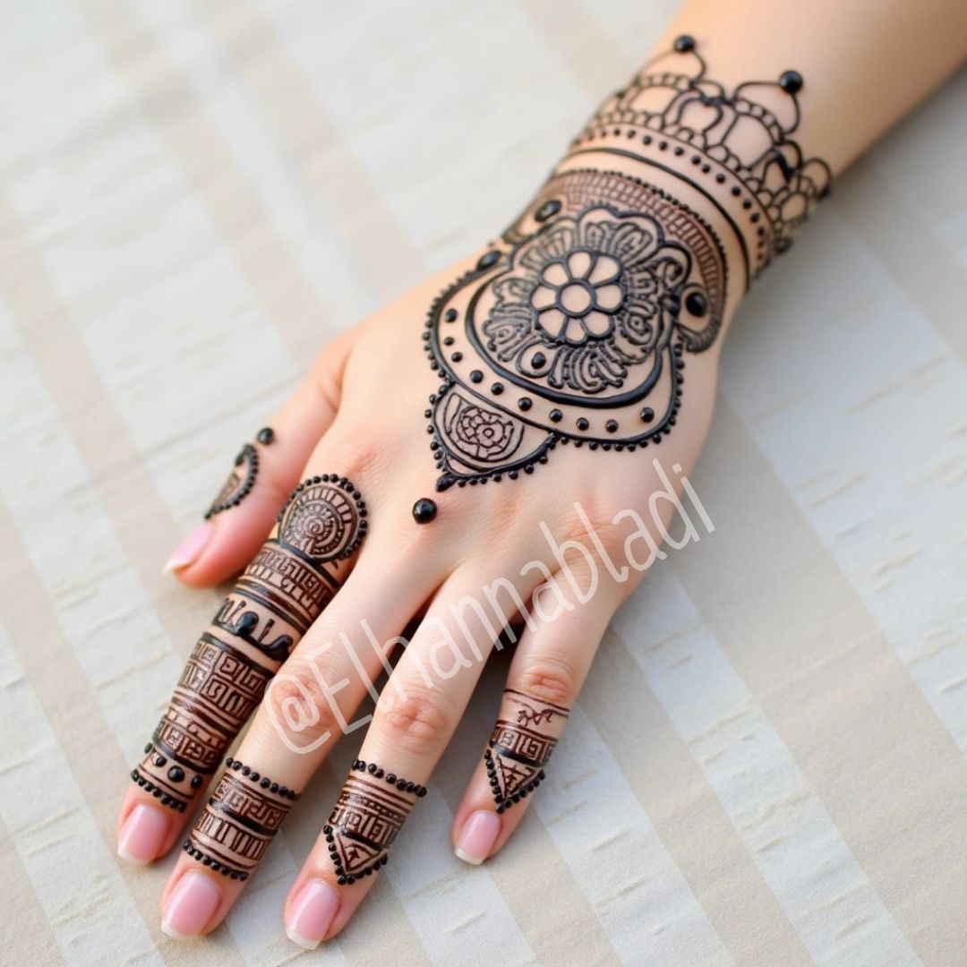 نقش حناء رمضان مغربي تصاميم مغربية رائعة