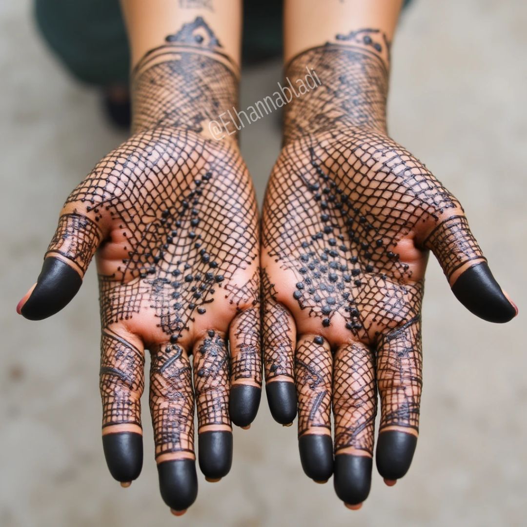 نقش حناء رمضان سوداني تصاميم سودانية رائعة
