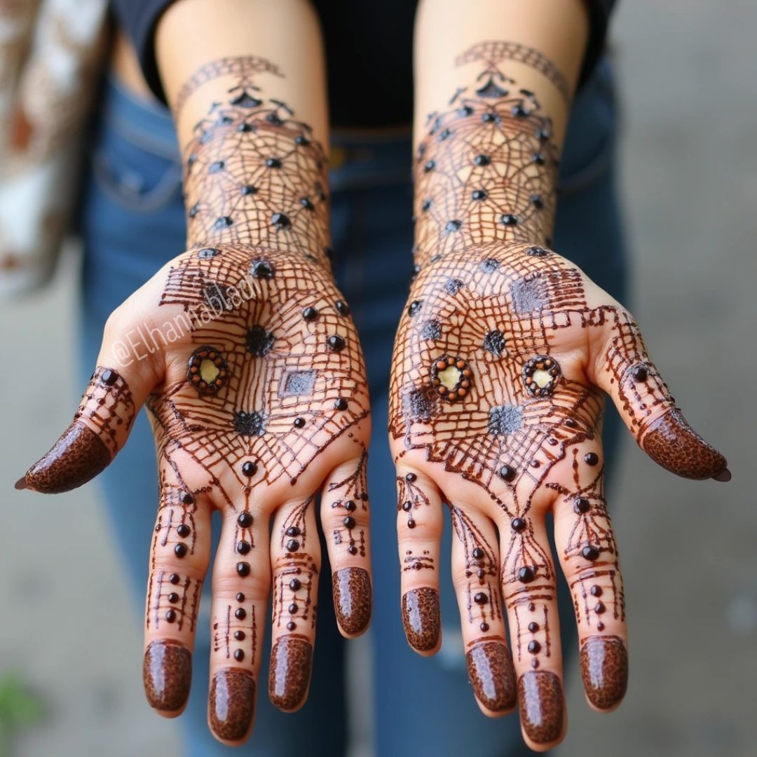 نقش حناء رمضان سوداني تصاميم سودانية رائعة