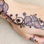 نقش حناء سهل وبسيط
