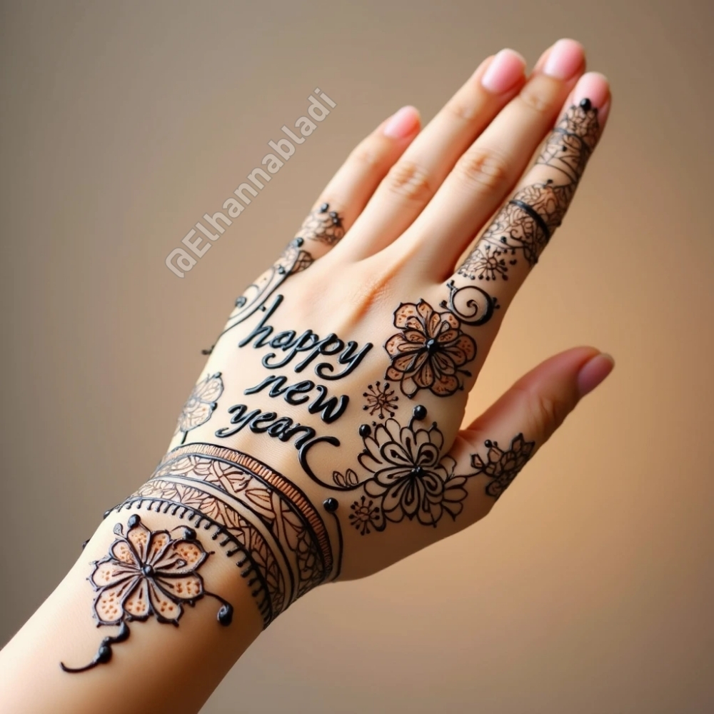 نقش حناء 2025 أحدث التصاميم ونقوش الحناء للسنة لهذه السنة