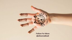 نقش حناء قطط وكلاب للاطفال 2025