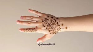 نقش حناء القلوب والنجوم للاطفال جديدة وسهلة